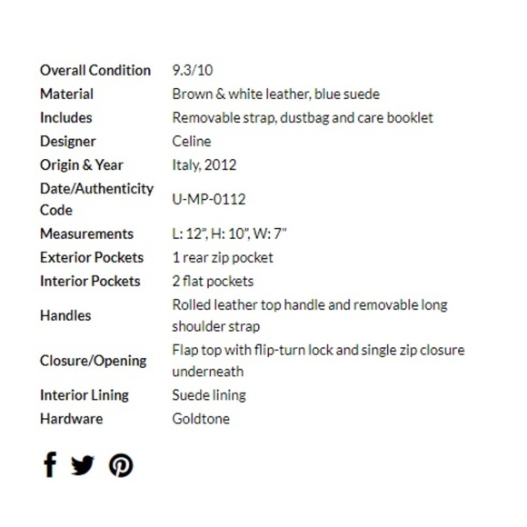 Authentic Celine Tri-coloured trapeze bag - Picture 16 of 16